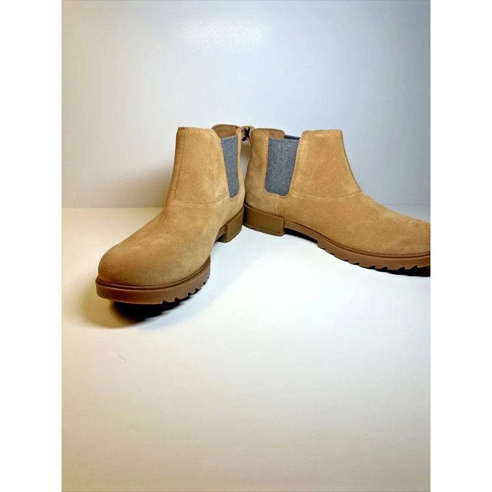 NWT Sorel Cyprus Chelsea Boots Women's Size 10‎ Brown Suede Waterproof Outdoors